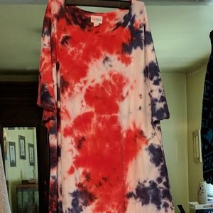 Lularoe Maria 2x tie dye